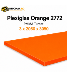 Plexiglas Orange 2772 PMMA turnat 3 x 2050 x 3050 mm
